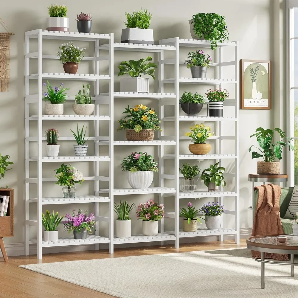 kf-Sdb369e45d729402f96afc73140a59142F.webp Triple Wide 6-Tier Bookshelf and Bookcase,Large Freestanding Book Shelf with 17 Open Display Shelves, Tall Bookshelf - Image 1