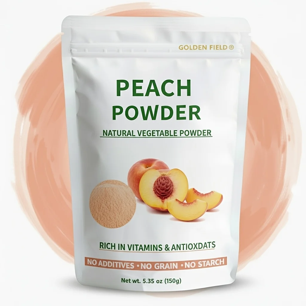 kf-A6f4716620fd94f6483b87022af933b42G.webp Peach Powder 5.3 Ounce, Sweet Stone Fruit for Baking, Tea, Desserts - Image 1