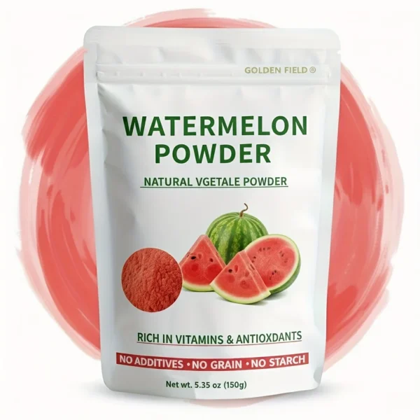Pure Watermelon Powder 5.3oz, Refreshing Powder for Drinks, Smoothies, Desserts