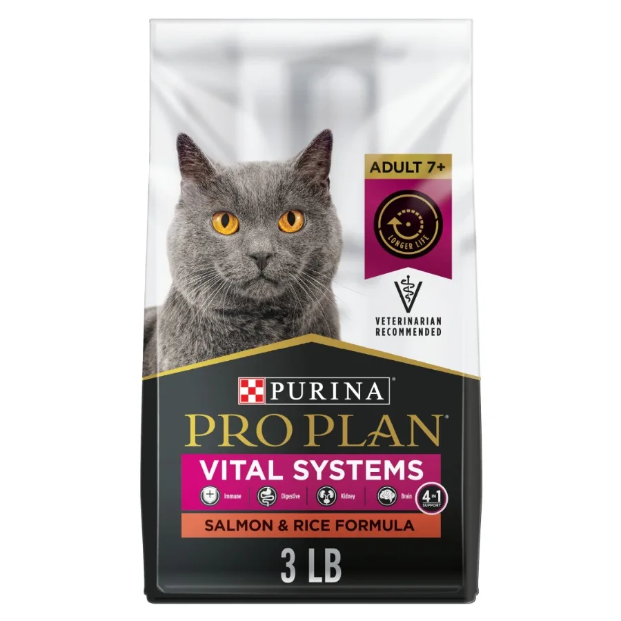 kf-S09cdfd99897649c8991023c89facf452w.webp Vital Systems Dry Cat Food Salmon Rice 3 lb Bag - Image 1