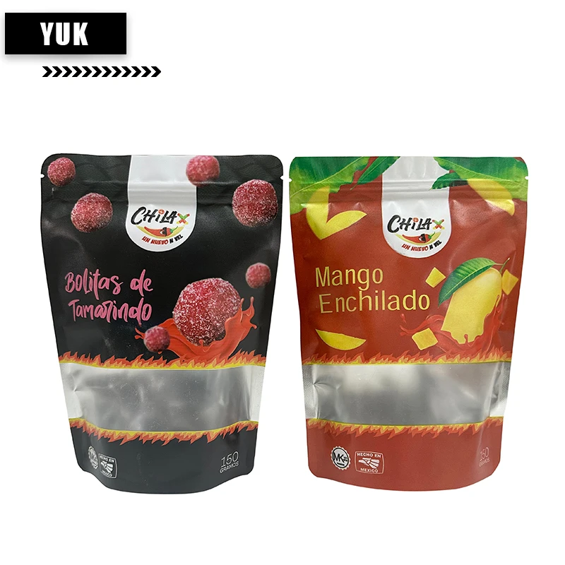 kf-S29eb63191b4340a399d90e5df49441baY.webp Matte Smell Proof Aluminum Foil Mylar Ziplock Bags with Window, Heat Sealable Plastic Packaging - Image 1