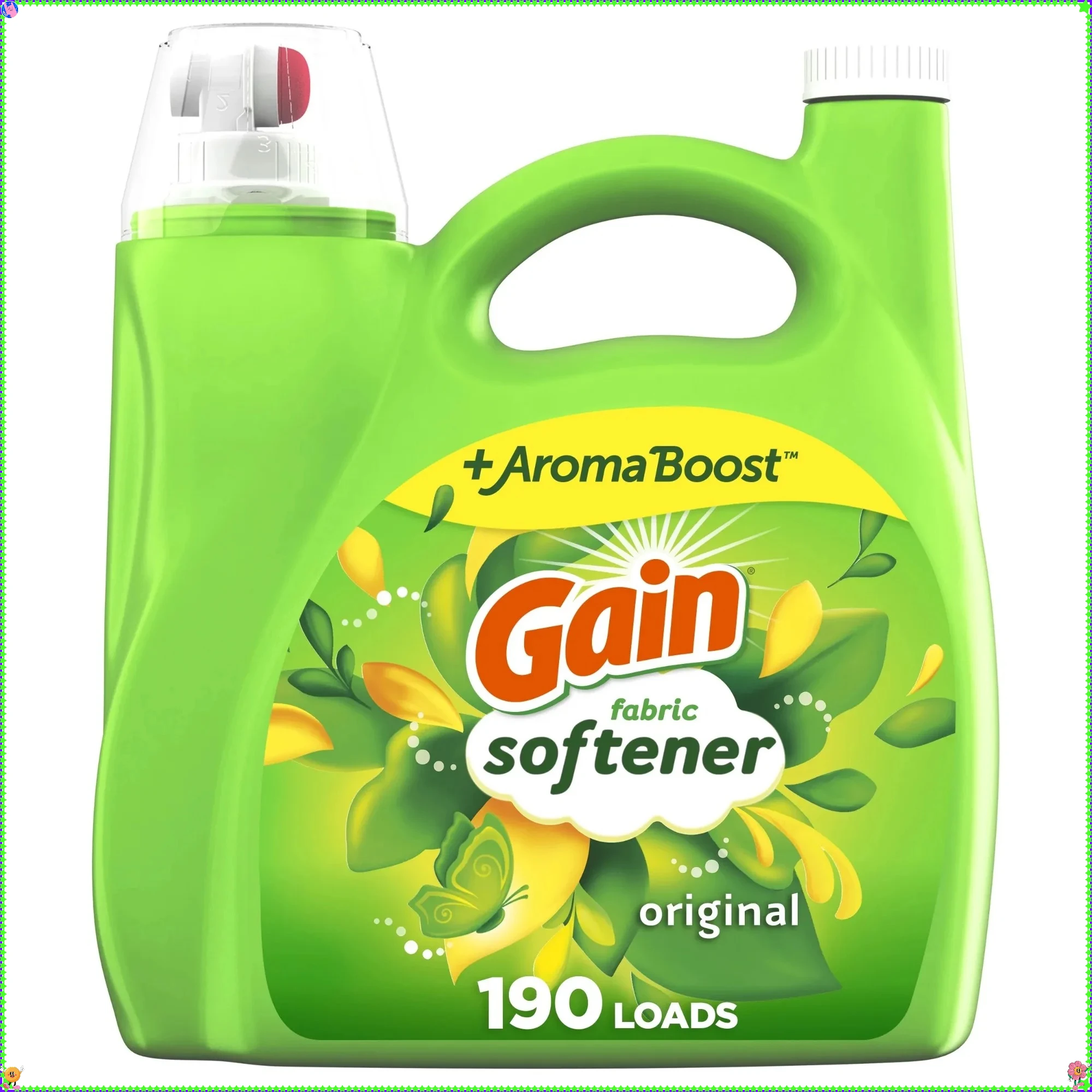 kf-S4fe54c1ecdf84bc685b16d0ffd04a1cfg.webp Liquid Laundry Fabric Softener and Conditioner, Original Scent, 140 fl oz, 190 Loads - Image 1