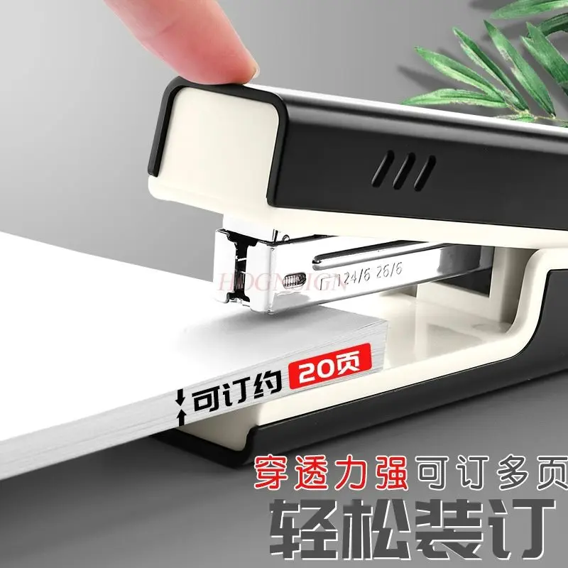 kf-S658a4dff8aaf4d26b0cf6a897ddb10497.webp Stapler for office use, large and small staplers, thick office supplies, nail machine for household use, multifunctional - Image 1