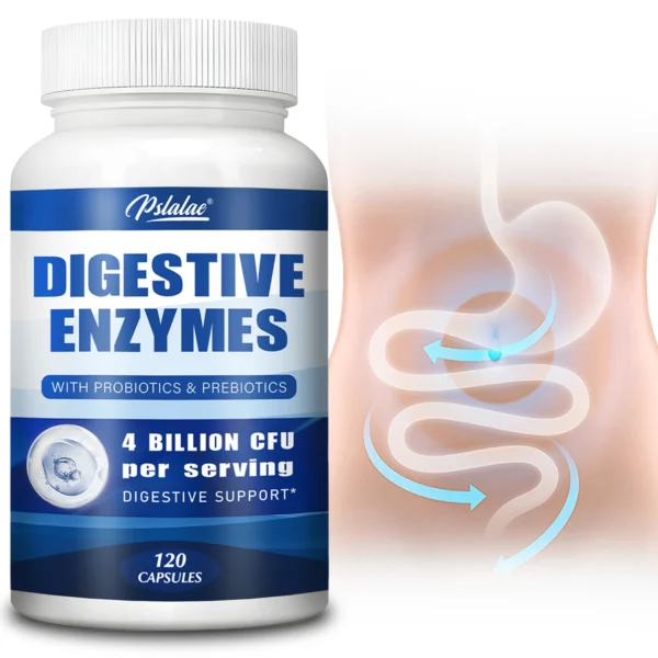 Digestive Enzymes - Gas & Bloating Relief,Promote Digestive Health,Intestinal Health - Multiple Enzymes,Prebiotics & Probiotics