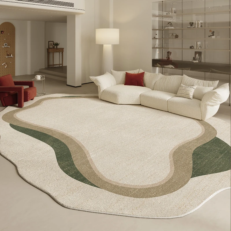 kf-S9981442beb77430fad89ff86ab0a003fv.webp Irregular Shapes Living Room Decoration Carpet Modern Style Rugs for Bedroom Home Thicken Plush Rug Fluffy Soft Lounge Floor Mat - Image 1