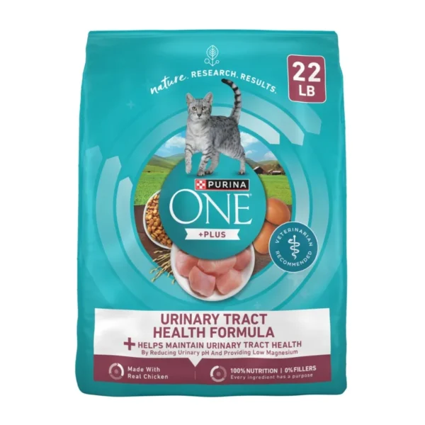 Urinary Tract Health Formula Dry Cat Food Chicken 22 lb Bag High-Quality Chicken-Based Diet for Urinary Health Natural Ingredie