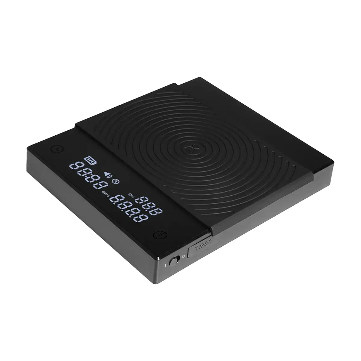 kf-Sf4fedb15cd0e41dbacdcf9c7f4f35a5dz.webp TIMEMORE Basic 2 Black Mirror Pour Over Coffee Scale flow rate display Auto Timer digit Kitchen Food scale espresso 0.1g/2kg - Image 1
